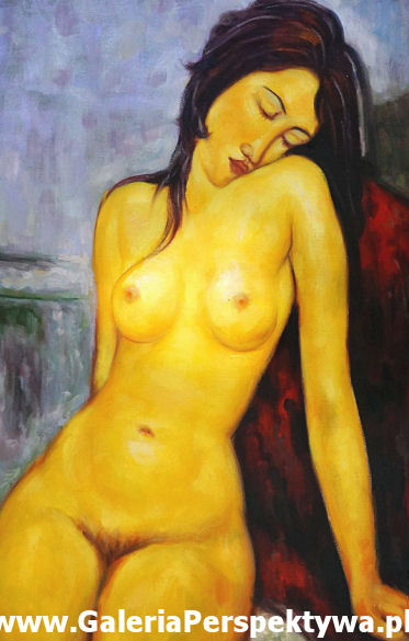 Akt siedzcy - Amadeo Modigliani