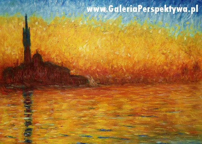 Zmierzch w Wenecji - Claude Monet