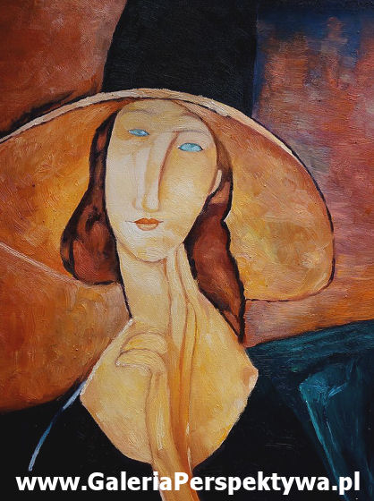Portret kobiety w kapeluszu - Amadeo Modigliani