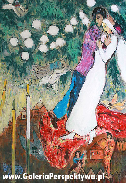 Trzy wieczki - Marc Chagall